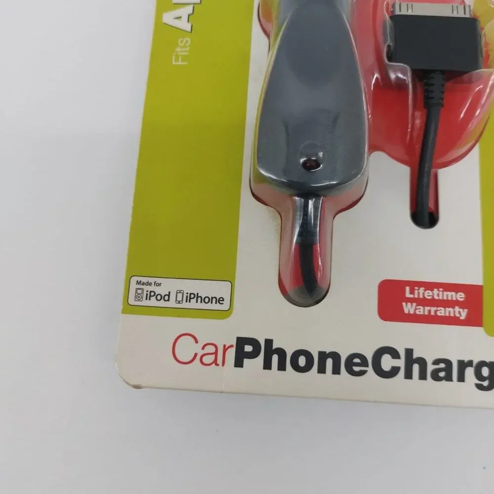 Just Wireless Car Charger for iPhone 3GS, 3G, iphone Black iPod Touch 1st 2nd
